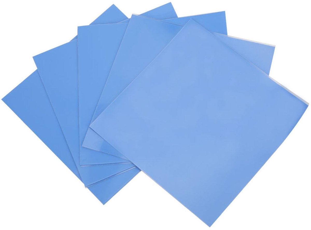 Store_9 - Thermal Pad - Hoogwaardige warmtegeleiding - 100x100x0.5mm - Siliconen - Geschikt voor CPU en GPU - Blue