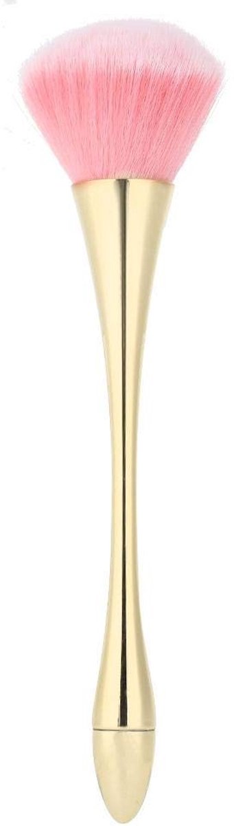 Store_7 - Nail Dust Brush - Nagelborstel - Zacht en comfortabel - Goud - Multifunctioneel - Ideaal voor nagelkunst en make-up