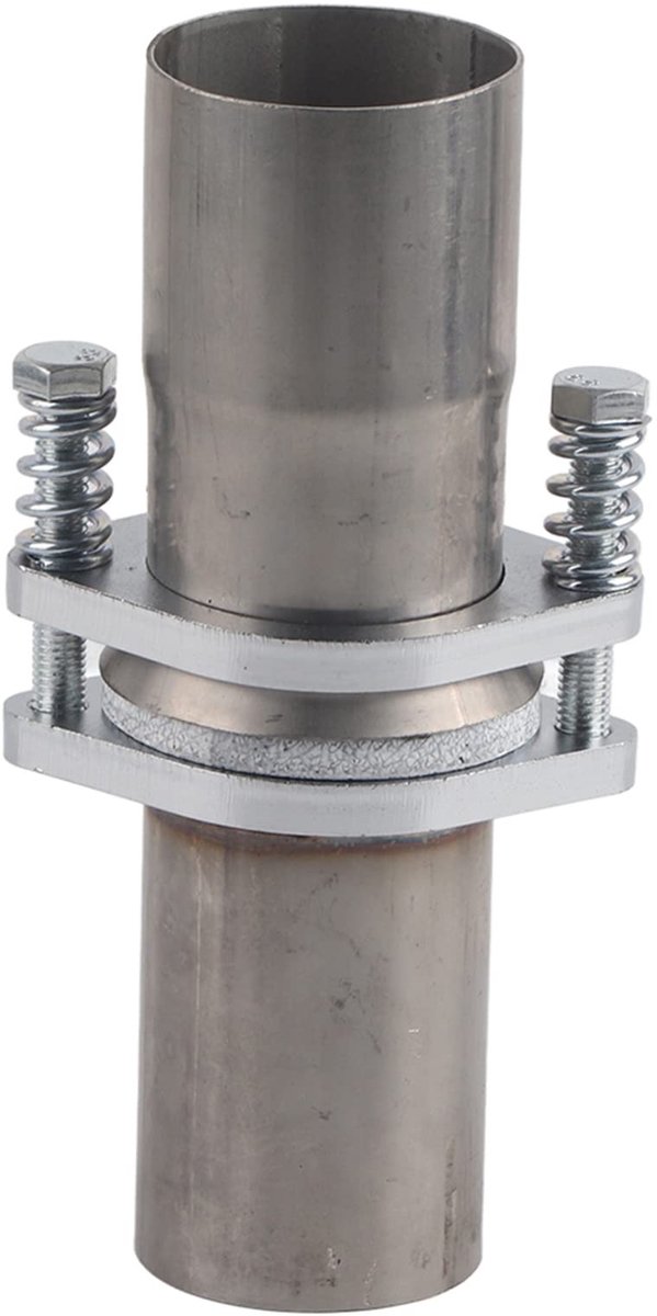 Store_8 - Flens uitlaatpijp - Universele snelsluiting - Stalen reparatie pijp kit - 2,5 inch - Hoogwaardige kwaliteit - Geschikt voor auto en motor