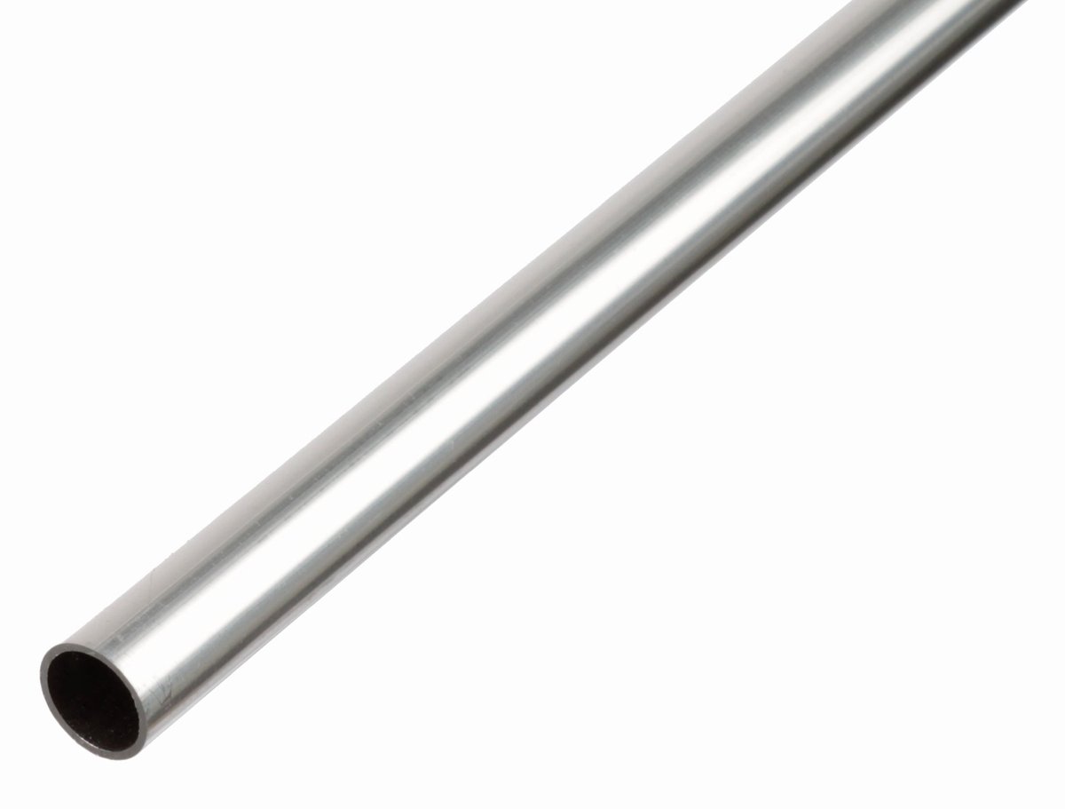 Alberts 498276 ronde buis | aluminium, naturel | 1000 x 6 x 1 mm | set van 12