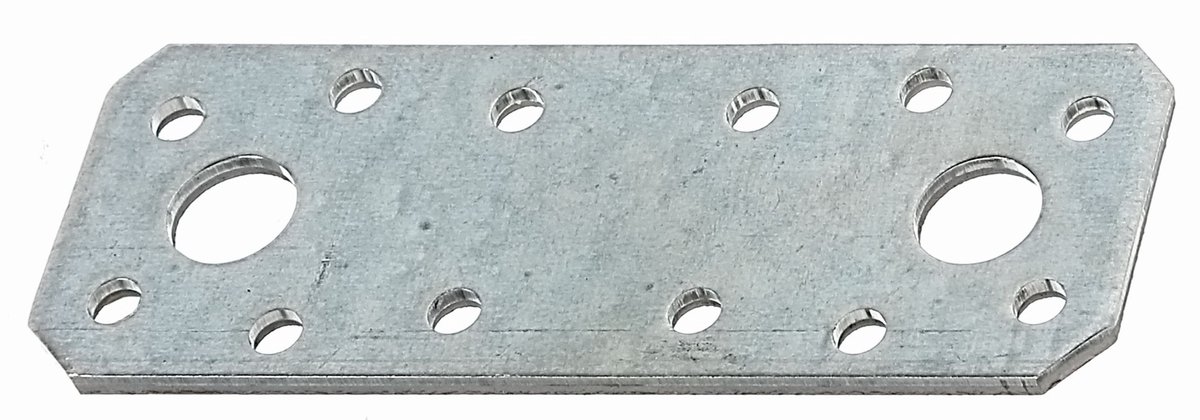 Alberts 329709 verbindingsplaat | sendzimir verzinkt | 96 x 35 mm | set van 50