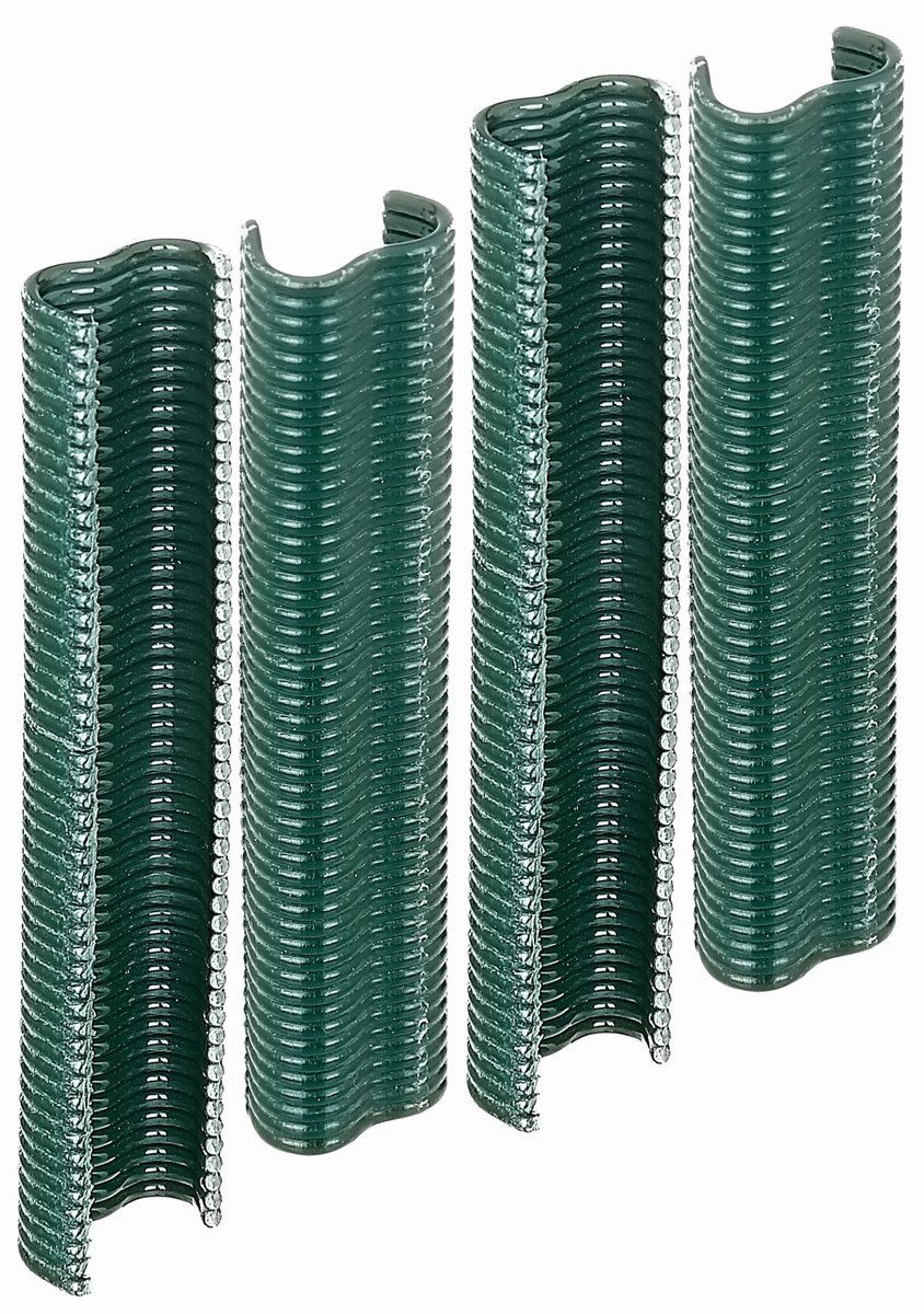 Alberts 531195 draadklem | zink-gefosfateerd, groene kunststof coating | breedte 22 mm | set van 800