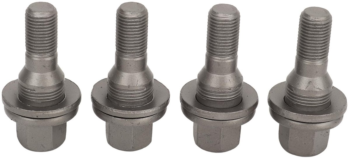 SPHProducts - 4 Stuks 17mm Hex Wielbouten - Vervanging - Duurzaam - Anti-corrosie - Geschikt voor 206 207 208 308 407 1007