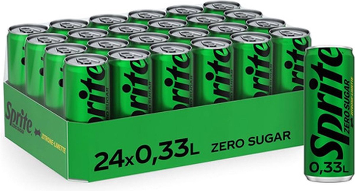 Sprite - Zero Sugar - Blik - 24 x 25 cl