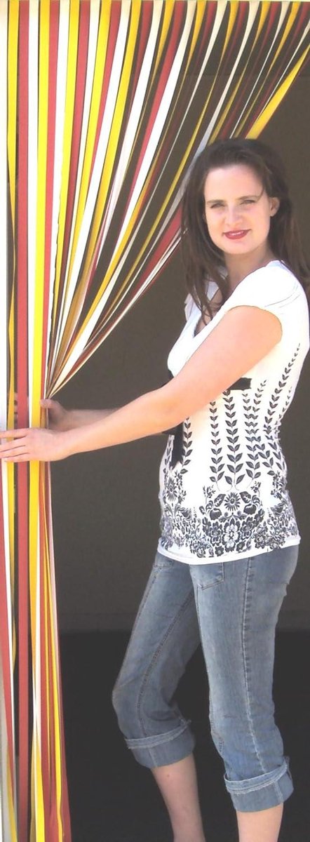 Horren - Vliegenhorren Deur - Buiten Binnen Houden - Zware Duurzame Strips - 80 x 200 cm - Zomer Strand