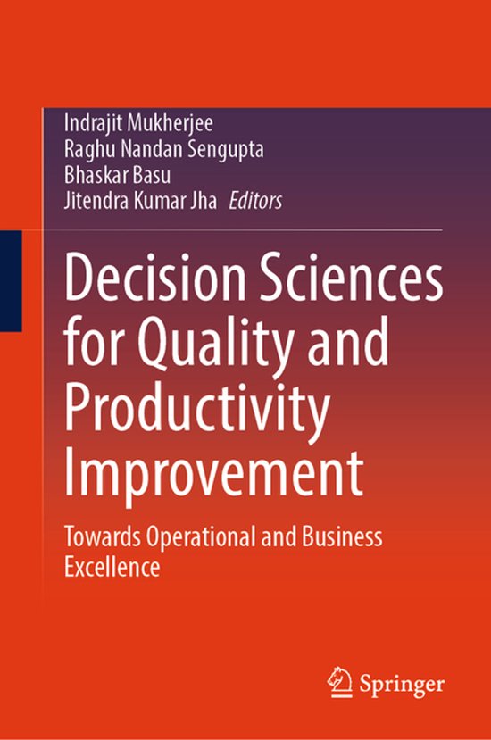Decision Sciences for Quality and Productivity Improvement - cover