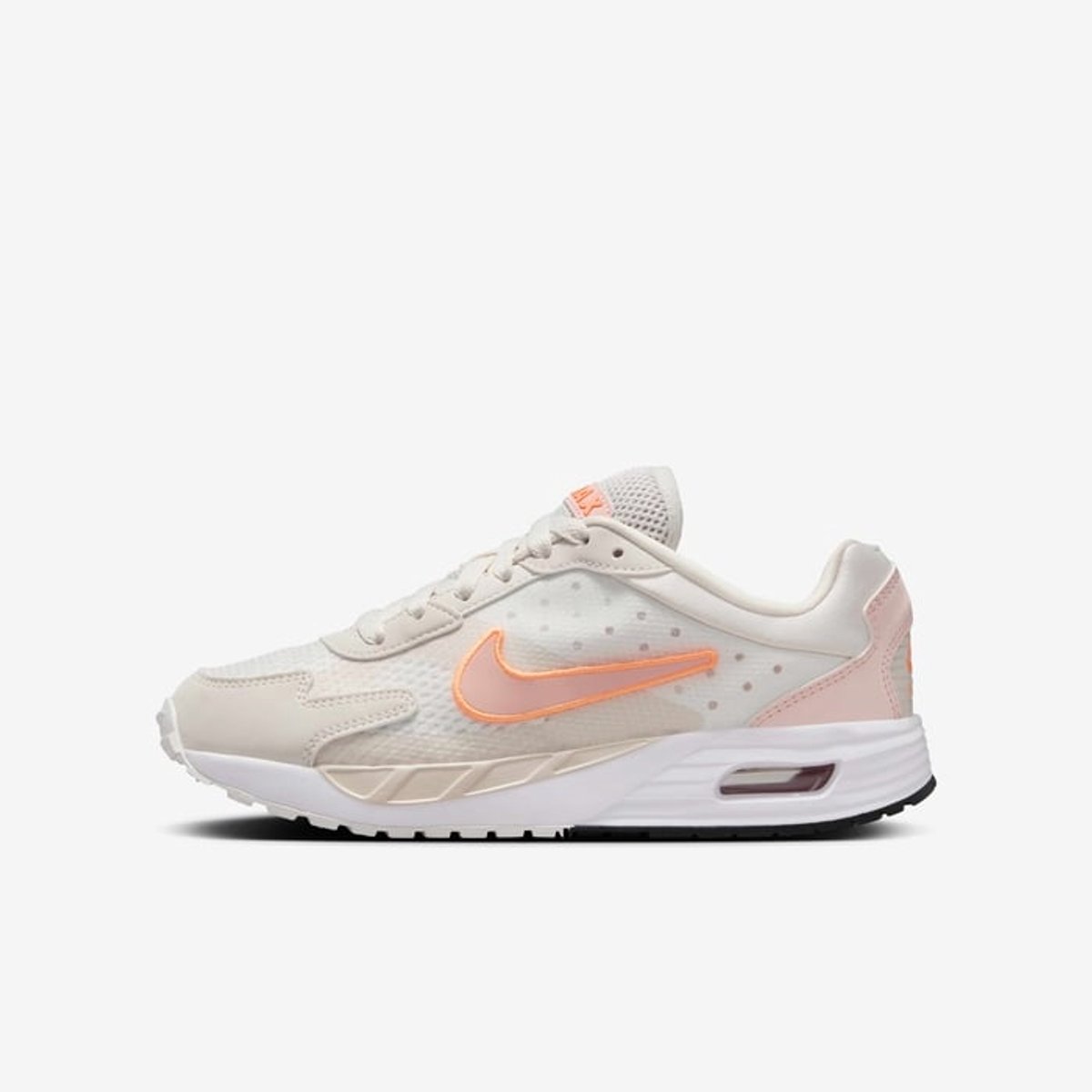 Nike Air Max Solo – Phantom/ /Peach /Echo Air Max Lifestyle Kinder Sneakers voor Jongens en Meisjes Wit