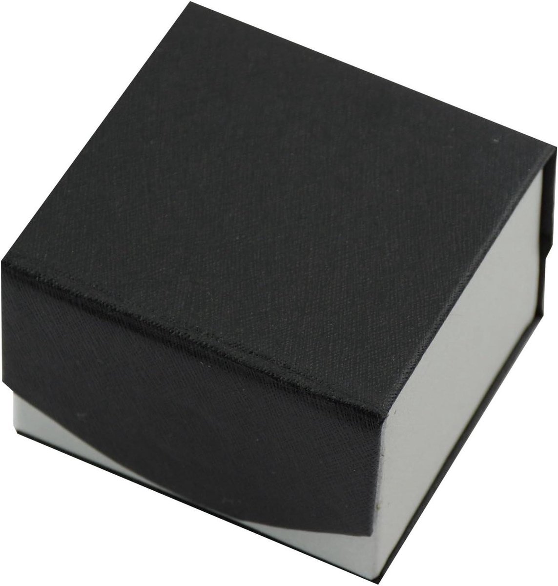 Ringendoos - Juwelendoosje Cadeau - Cadeau Presentatie - Magnetische Sluiting - 54 mm breed - Zwart