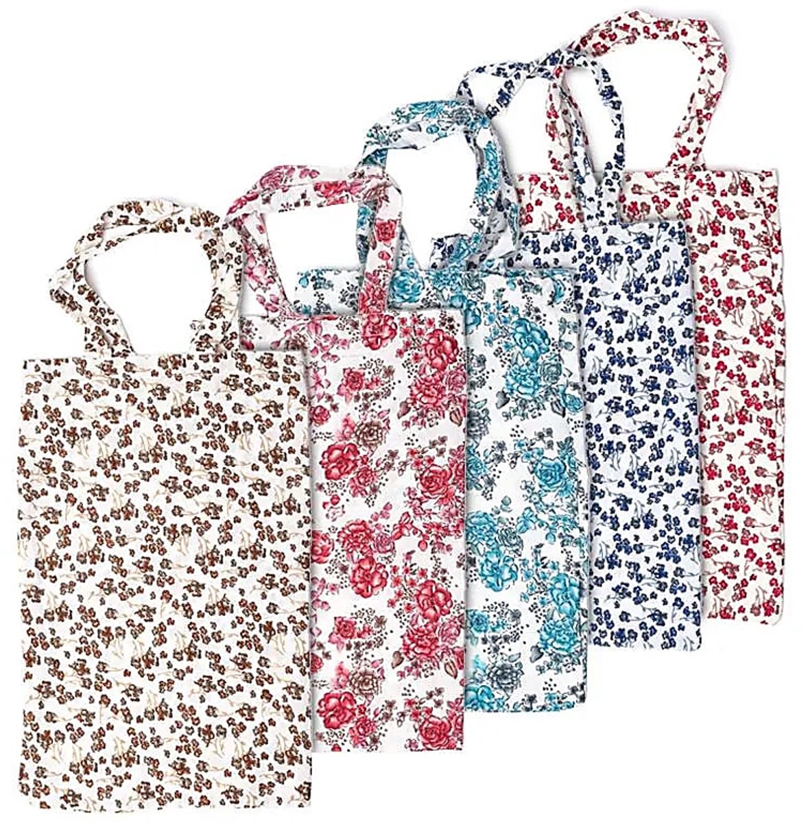 Boodschappentas kwaliteit viscose sari - 42x27