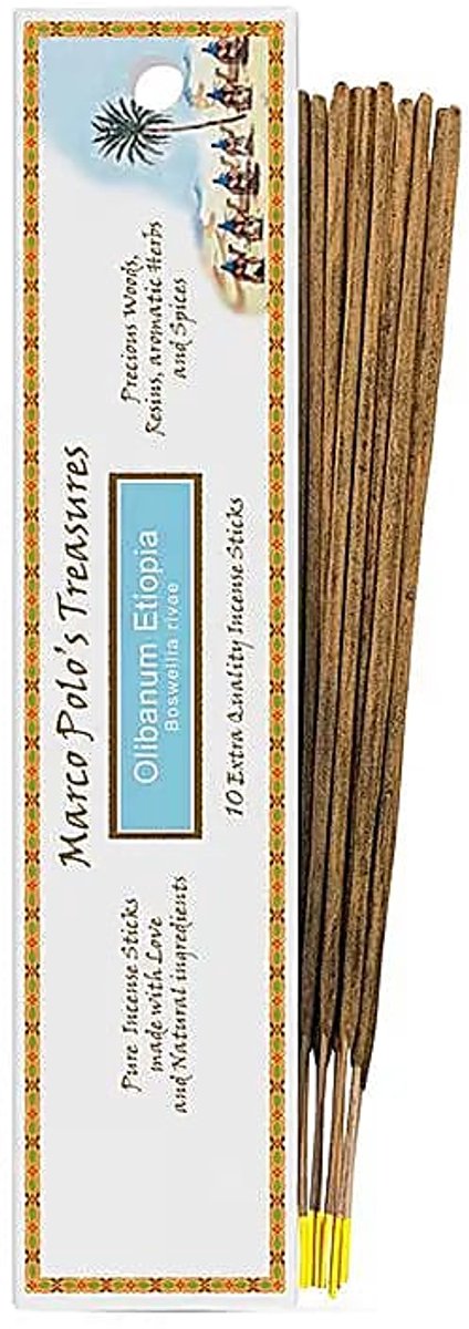 Wierook Marco Polo's Treasures Olibanum Etiopia --set van 2 stuks - 20 G - 20 g