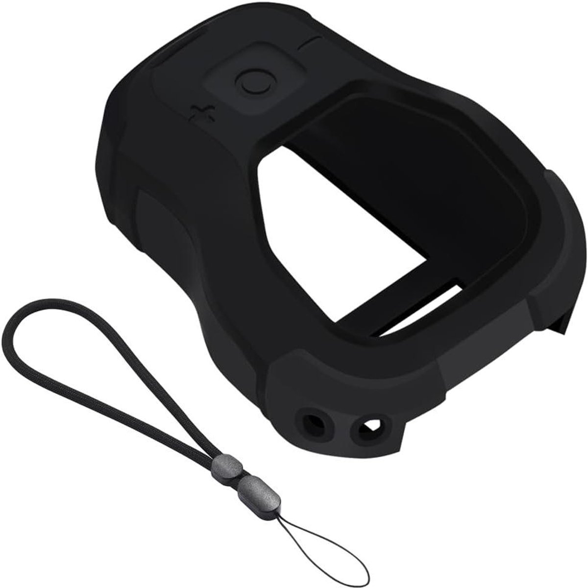 Beschermhoes Luidspreker - Draagbare Speaker Cover - Bescherming Dragen - Zachte Siliconen - 7.9 x 6.1 x 2.79 cm - Zwart