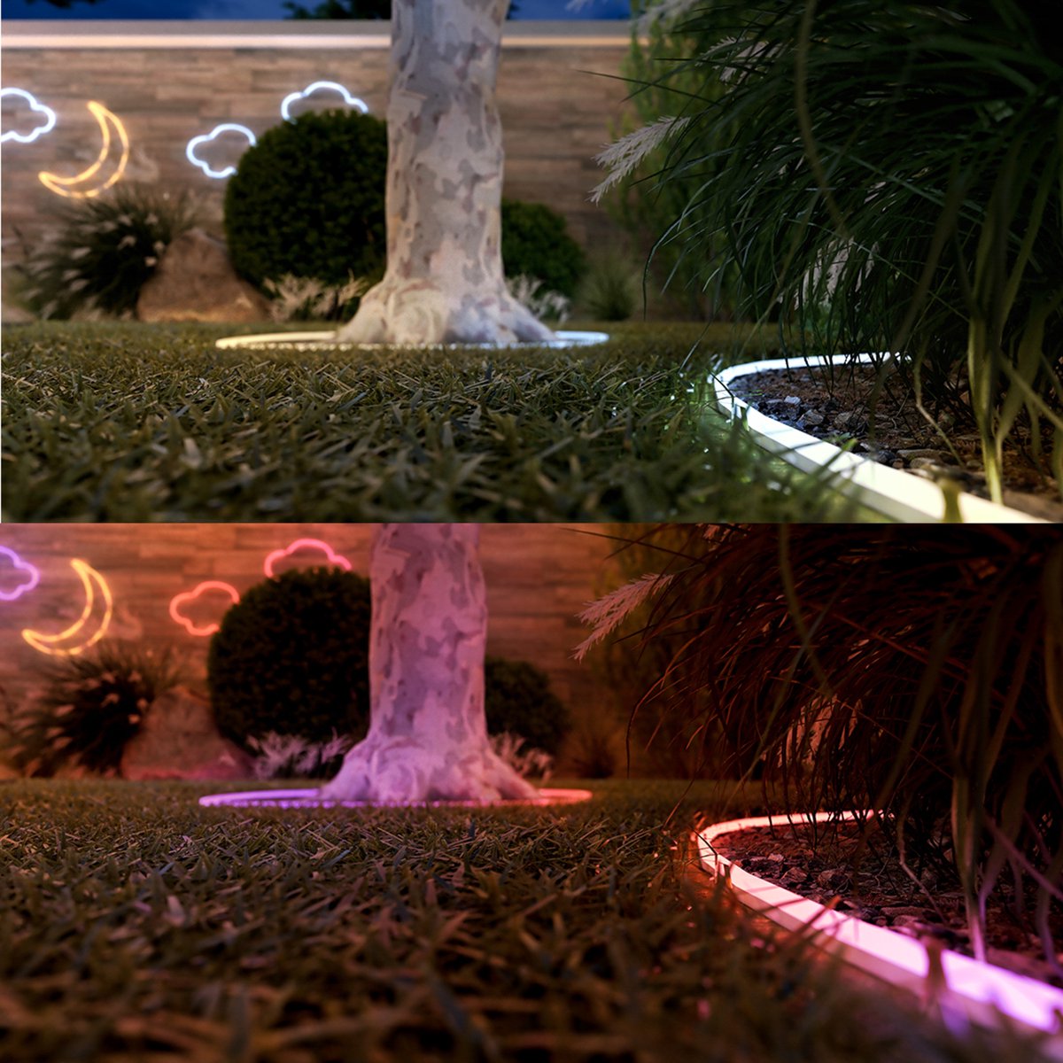 Philips Hue Neon LED strip outdoor 3 meter - Wit en Gekleurd Licht - Light Strip - Incl. Hue Dimmer Switch - Hue White and Color Ambiance — afbeelding 4