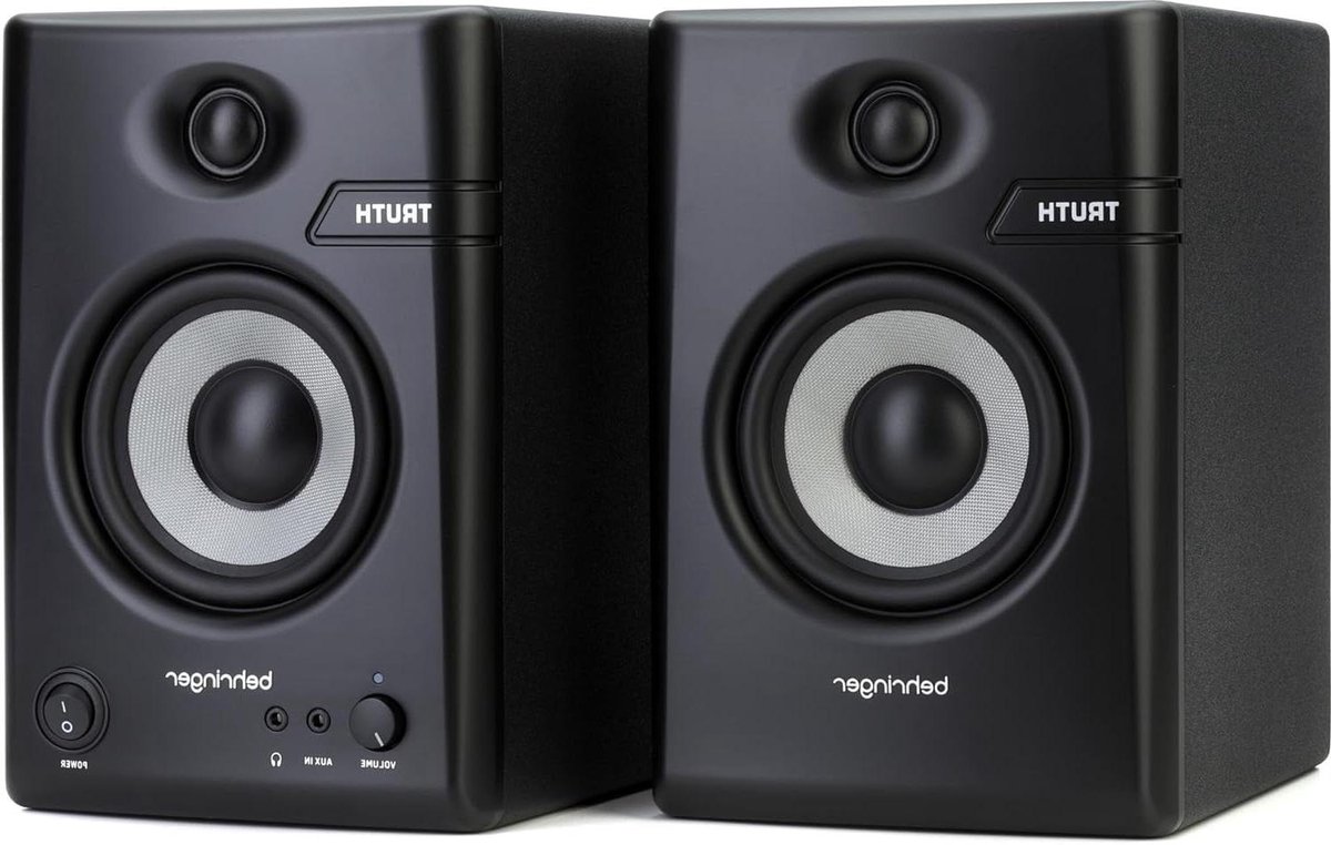 Studiomonitoren - Luidsprekers - Muziek Luisteren - Bluetooth Connectiviteit - 45 inch - Zwart