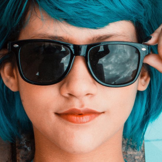 Gepolariseerde zonnebril Geschikt voor heren, unisex, zwarte retro zonnebril — afbeelding 3