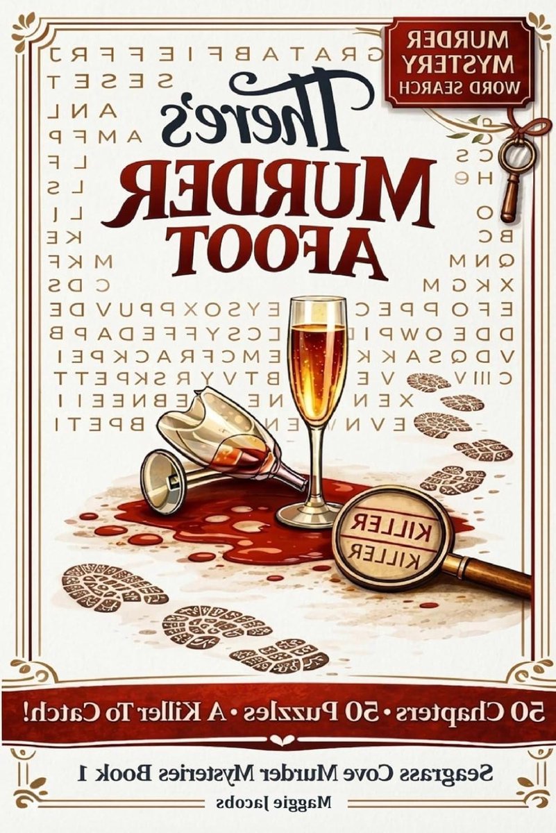 Woordzoekboek Moordmysterie - Puzzelboek Raadsels - Ontspanning Zoeken - Verhaal en Puzzel - 122 Pagina's - Niet gespecificeerd