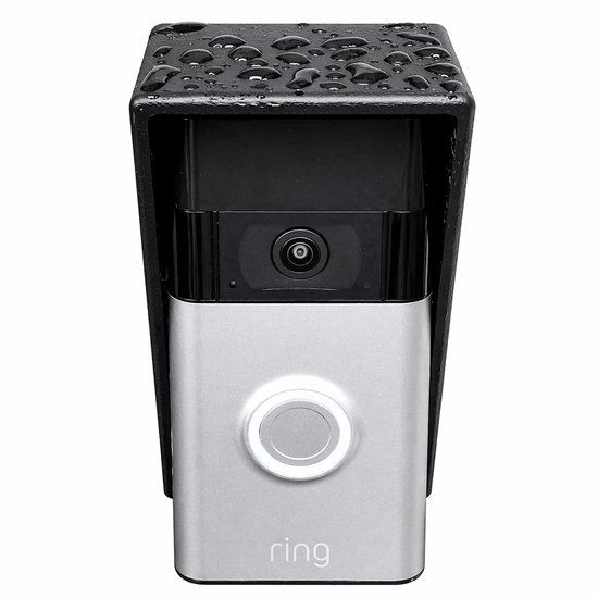 Regenkap met Wedge Hoek Geschikt voor Ring Video Doorbell (2e generatie) – Rechterzijde – Weerbestendige Bescherming tegen Regen en Wind — afbeelding 3
