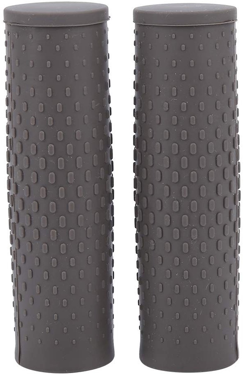 Vt products - Antislip stuurgrepen - Rubber grip - Ergonomisch handvat - Zwart - Shockabsorberend - Geschikt voor lang fietsen - Comfortabel en duurza