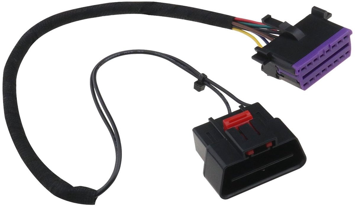 aladdien - OBD Guard Port Kabel Vervanging - Anti-Diefstal OBD Adapter - 50 cm - 16 Pin J1962F Kabel - Geschikt voor Audi en VW - Rood