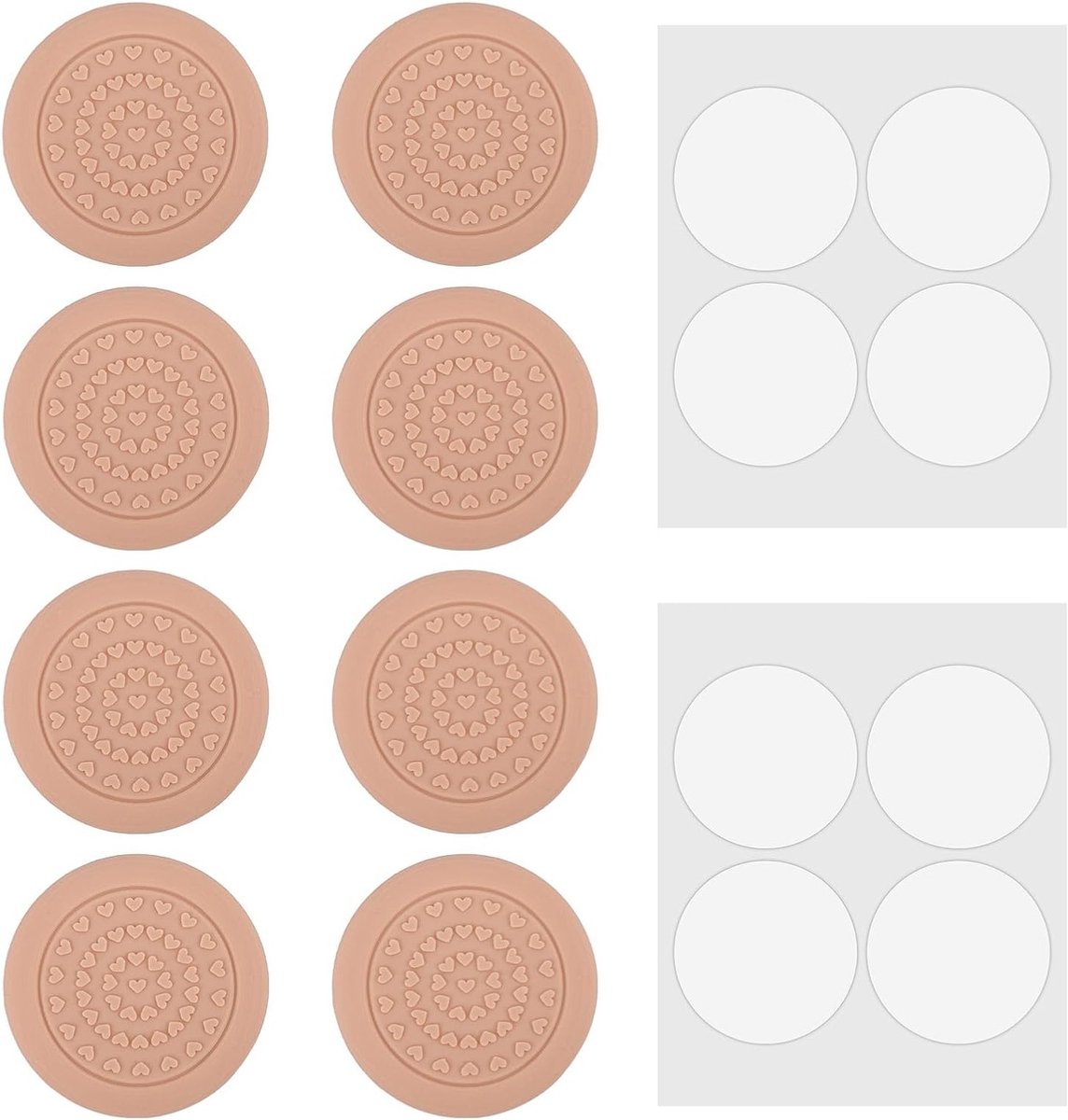 Anti-slip Stabilisatie Pads voor Snijplanken - Zelfklevende Silicone Meubel Pads, Waterdicht en Geluidsreducerend voor Snijplanken en Laptopmeubels - 8 Stuks
