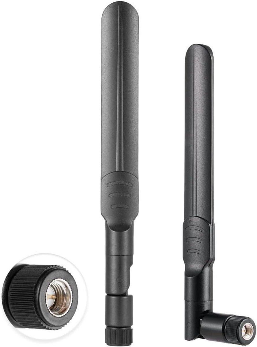 4G LTE Antenne - Externe Antenne SMA - Signaal Verbeteren - Omni-directioneel Ontwerp - 15.8CM - Zwart