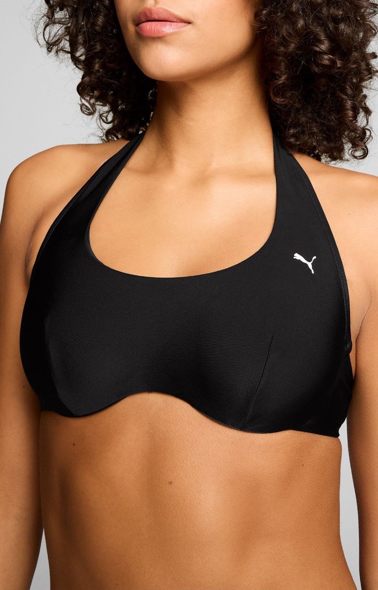 Puma Bikinitopje Dames Scoop Neck Zwart
