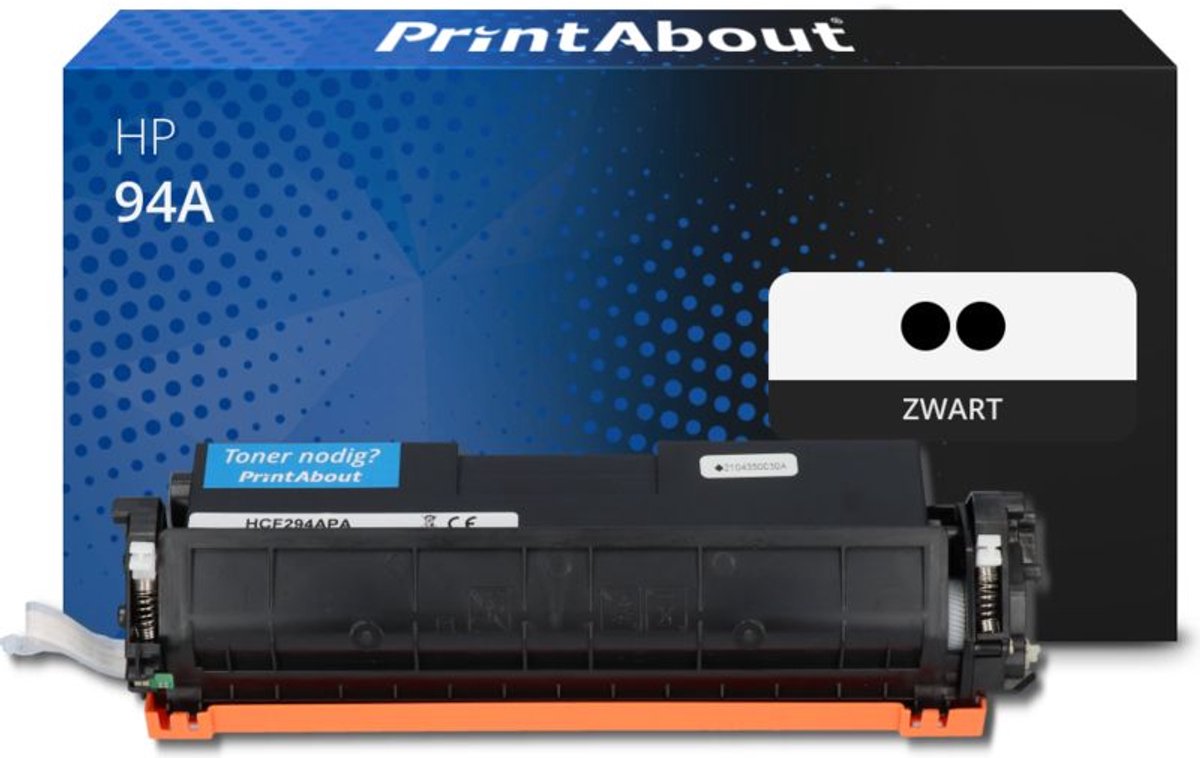 PrintAbout huismerk Toner 94A (CF294A) Zwart Multipack geschikt voor HP