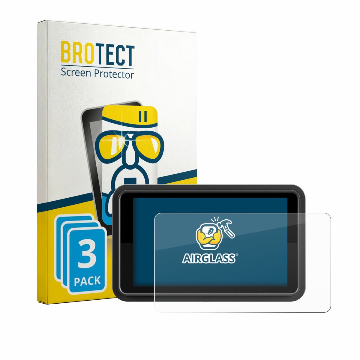 Screenprotector 3 Stuks voor Atomos Ninja TX GO 5" Beschermglas transparant
