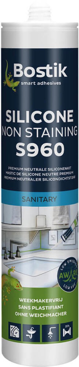 Bostik silicon non-staining transparant - 310ml