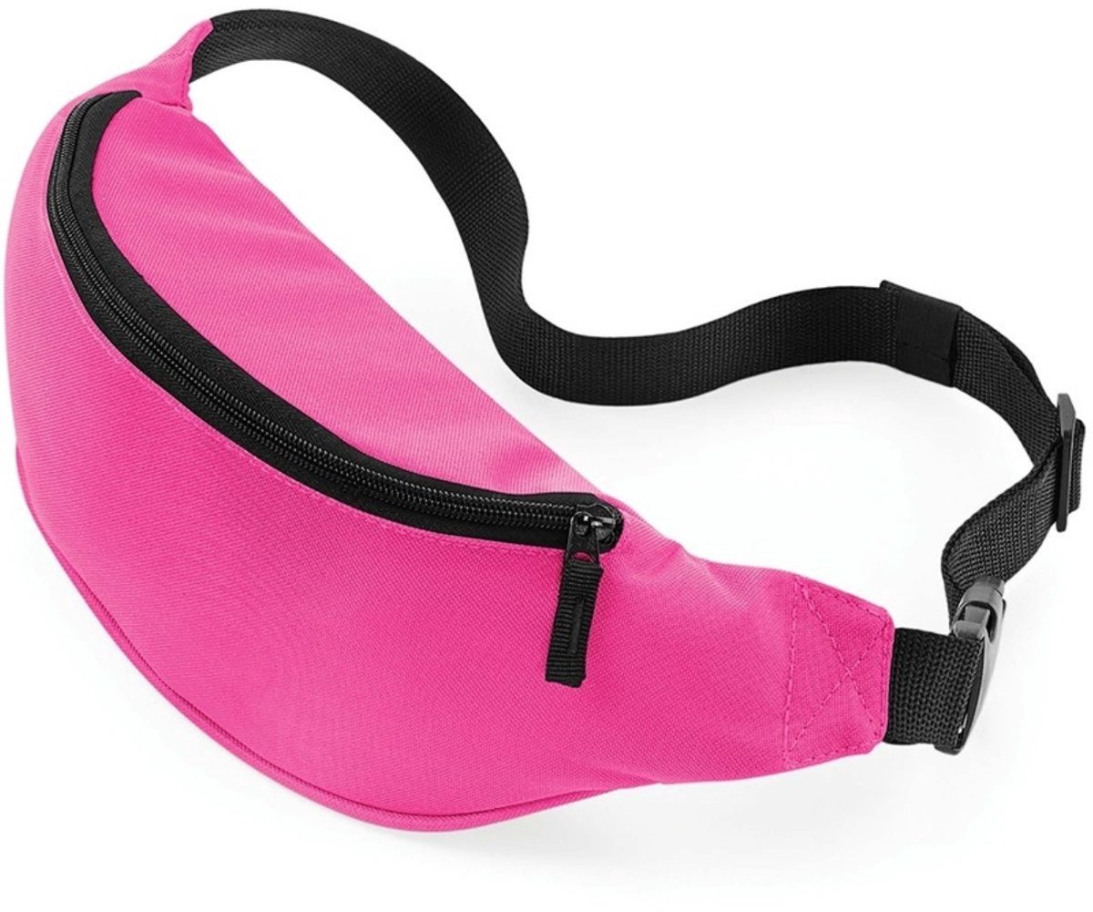 Heuptas - Buideltas - Fanny pack - Festivaltasje - Reistasje - 35 cm - 2,5 L - Belt bag - Verstelbaar - Lichtgewicht - Roze - Wandeltasje / Hike tas - Feesttasje - Jonyx