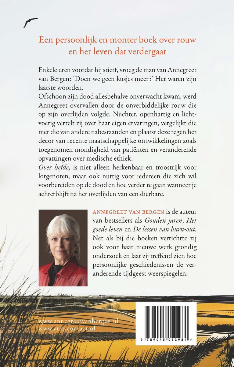 Over liefde, - back cover