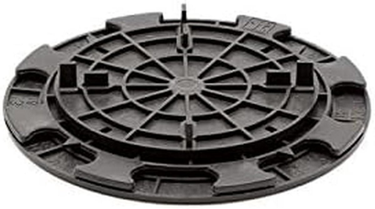 Verstelbare Terrasvoet - Terraspaal Tegeldrager - Terras Bouwen - Hoge Belastbaarheid - 8-20 mm - Zwart