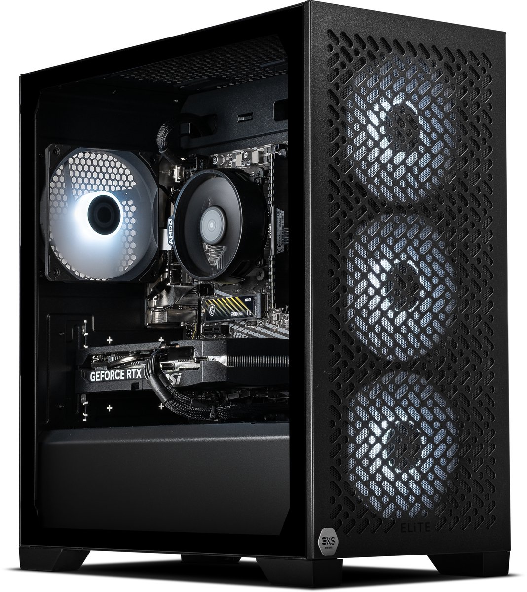 Scan 3XS Systems Elite – Stage 0 Gaming PC – MSI RTX 5060 8GB – Ryzen 5 5500 – Corsair DDR4 16GB – 512GB SSD – 550w PSU - 1080p High – 1440p Entry Gaming