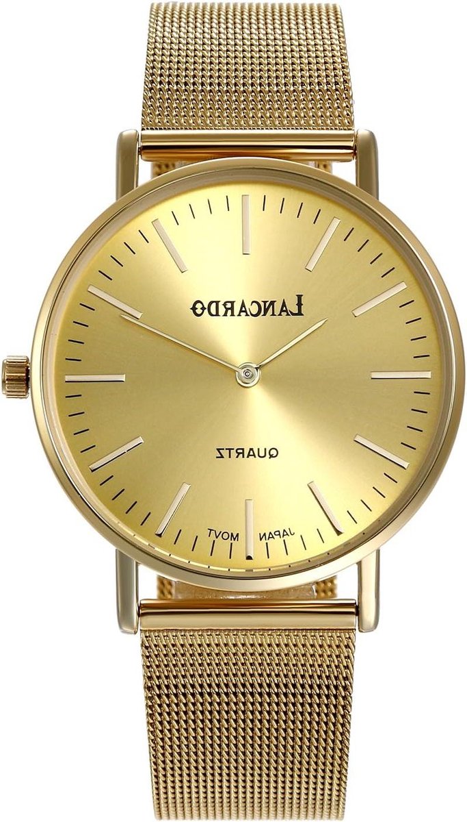 Dames Horloge - Armband Horloge - Dagelijks Gebruik - Met Kristallen Decoratie - 3.8 cm Kastdiameter - Zilverkleurig