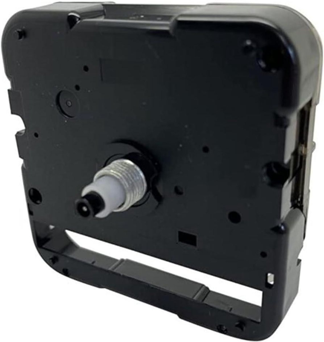 Wandklok Uurwerk - Klok Motor Vervanging - Klok Reparatie - Tikkende NEF As - 11.4mm - Zwart