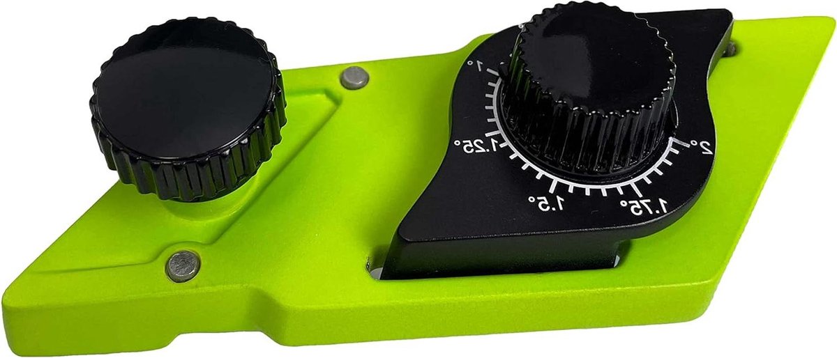 Base Edge Tuner - Ski Slijper - Ski Onderhoud - Verstelbare Hoeken - 0.5-2.0 Graden - Groen
