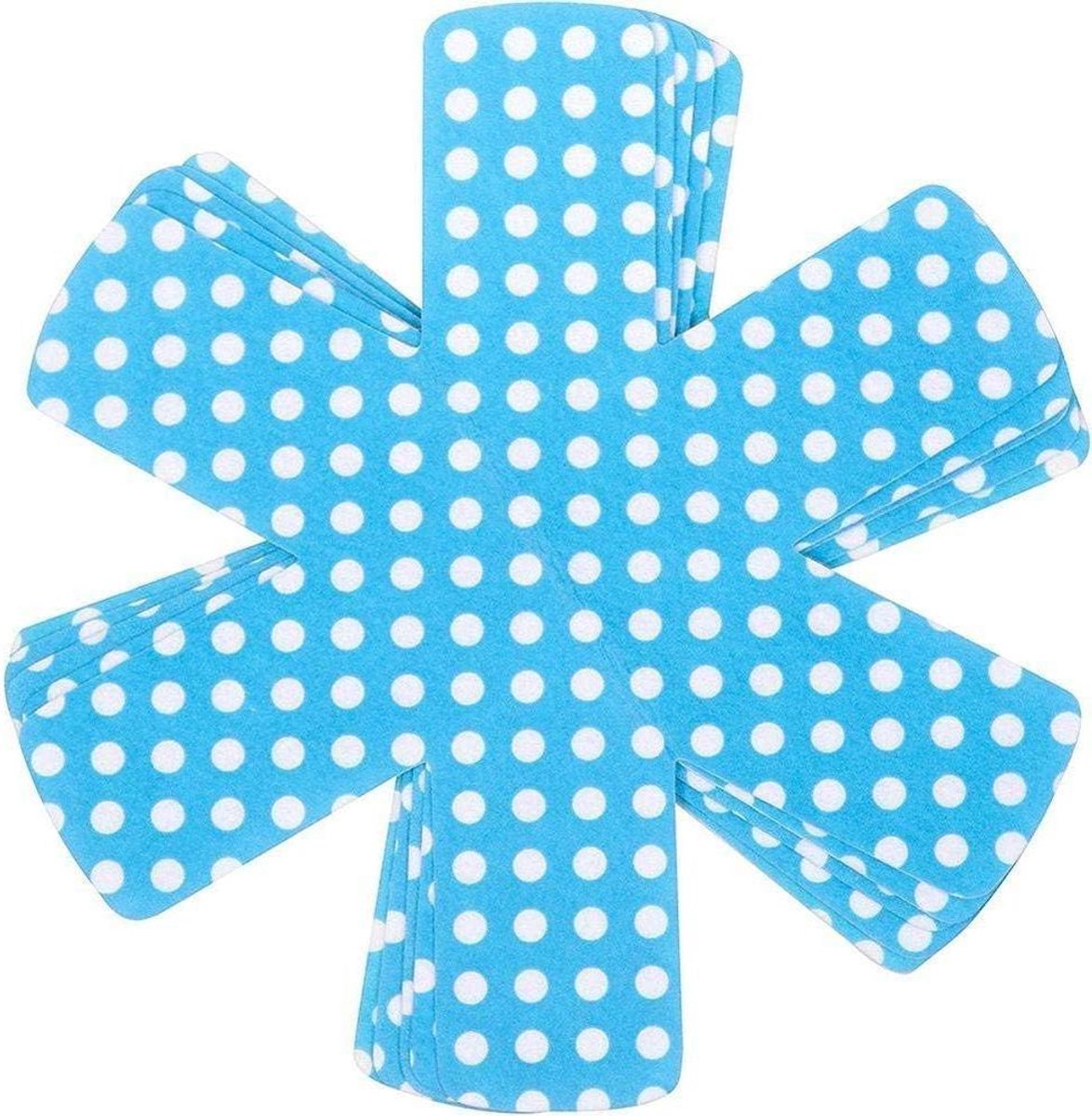 Pannen Beschermers - Pot Scheiders - Krasvrij Opbergen - Voorkomt Schade - 38 cm - Blauw