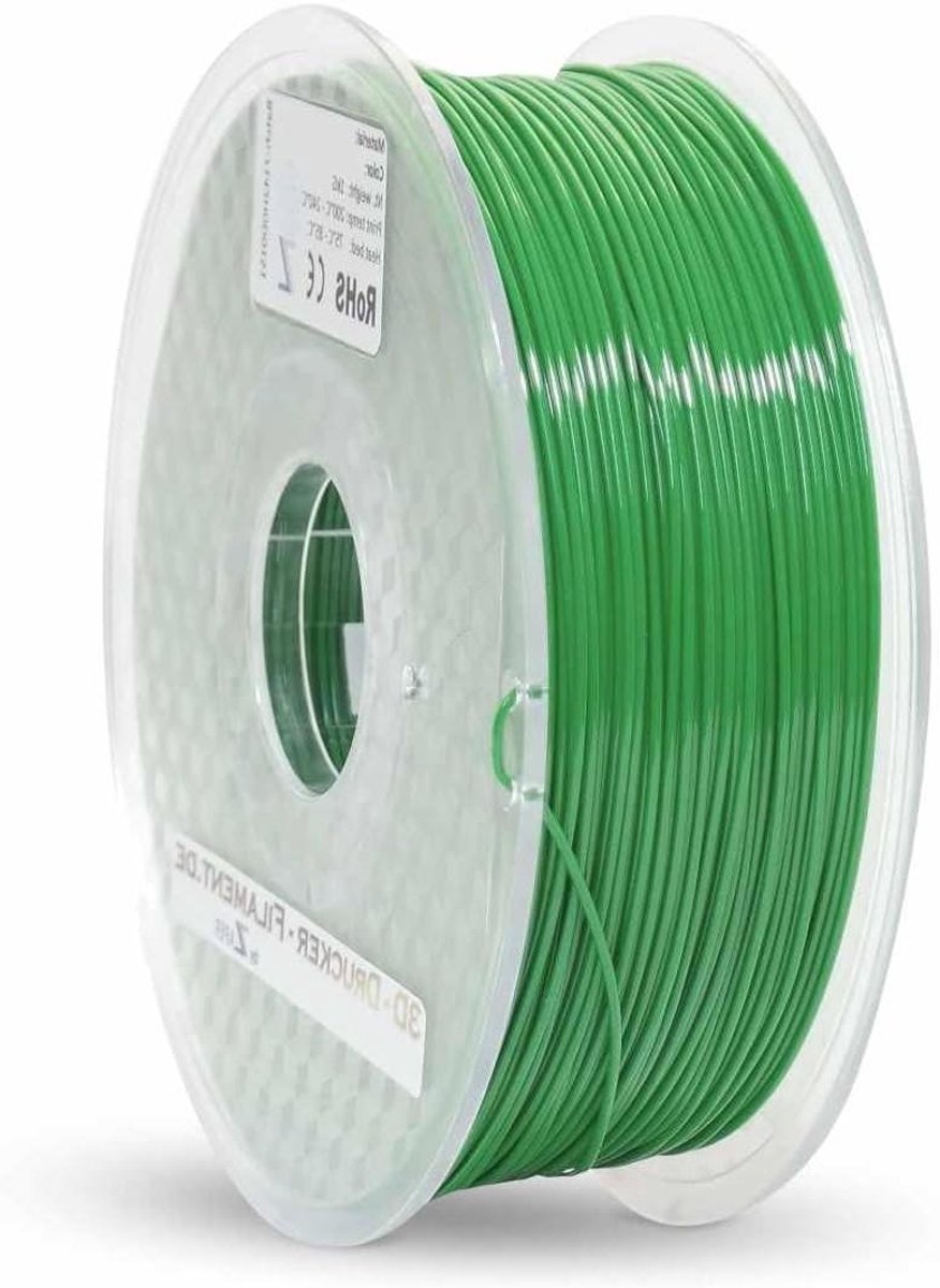 ABS Filament - 3D Printdraad - 3D Objecten Printen - Hoge Slagvastheid - 175mm 1kg - Groen