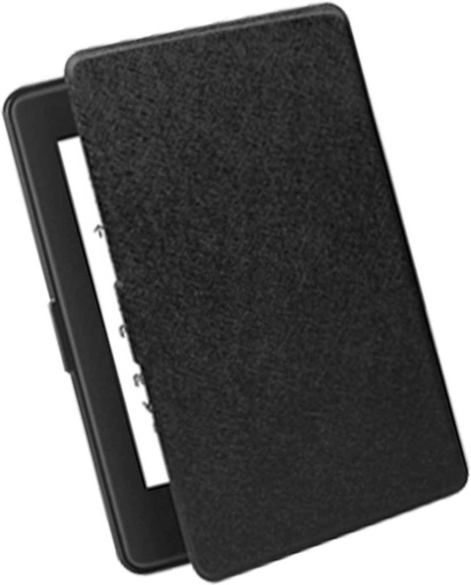 Ereader Hoes voor E-book Lezers, Geschikt voor Paperwhite 3 en 2, Volledige Bescherming, PU Leer, Zwart
