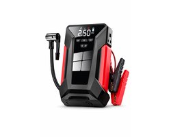 HOB SMART Auto Jumpstarter - Multifunctioneel - 4-in-1 - Compressor - Powerbank - Fleshlight - Draadloos - Jumpstarter Auto