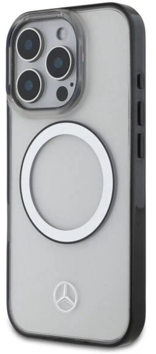 Mercedes iPhone 16 Pro Max - Transparant Hoesje Met MagSafe - Logoprint van Mercedes — afbeelding 3