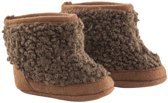 Corolle poppenlaarsjes schapenvacht-look bruin 36cm poppen accessoire. — afbeelding 5