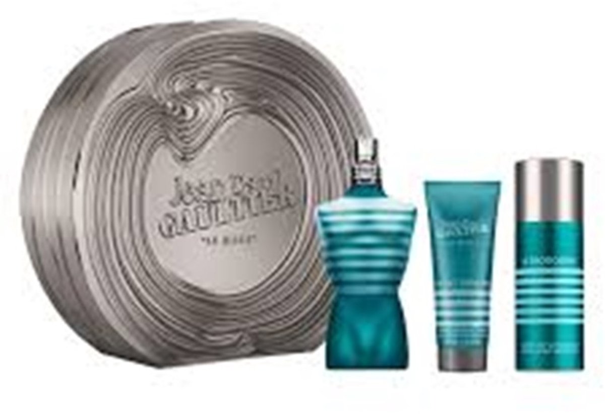 Jean Paul Gaultier LE MALE Set 3 pc Eau de Toilette spray 125 ml + Shower gel 75 ml + Deodorant spray 150 ml – foto 2