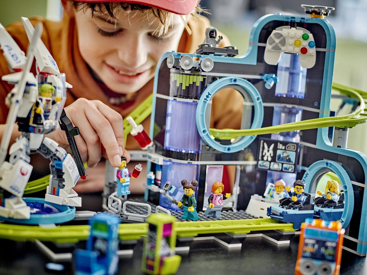 LEGO City Achtbaan in Robotwereld speelgoed - 60421 — afbeelding 3