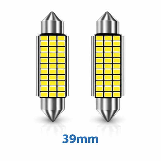 Set van 2 LED lampen 39mm.
