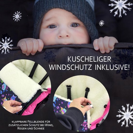 Houten Slee met Voetenzak - Winter slee Kinder slee - Winterpret met kinderen - Inclusief uitneembare rugleuning - 108 cm — afbeelding 4