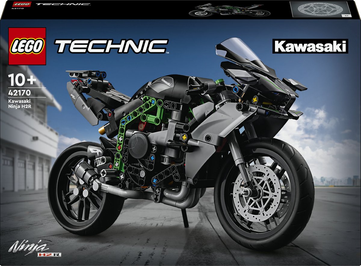 LEGO Technic Kawasaki Ninja H2R motor - 42170 — afbeelding 21