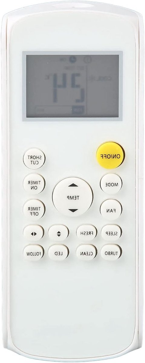 Vervangende Afstandsbediening voor Airconditioning, Compatibel met Diverse Midea Modellen, AC Remote Control voor Efficiënte Koeling en Gebruiksgemak