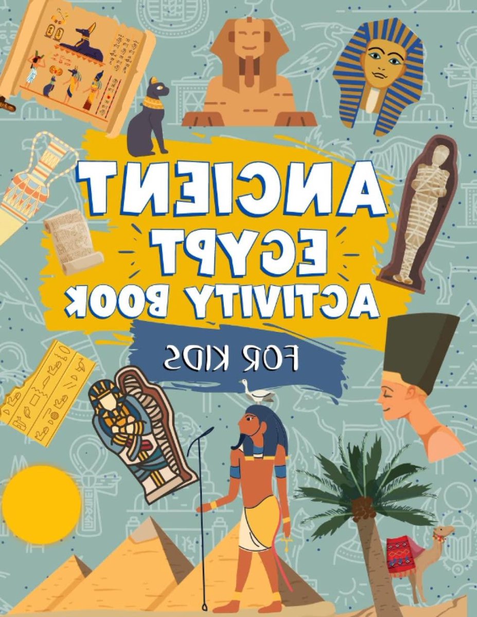 Egyptische Activiteitenboek - Werkboek Kinderen - Educatief Plezier - Meer Dan 60 Unieke Puzzels - 8.5x11 Inch - Niet Van Toepassing