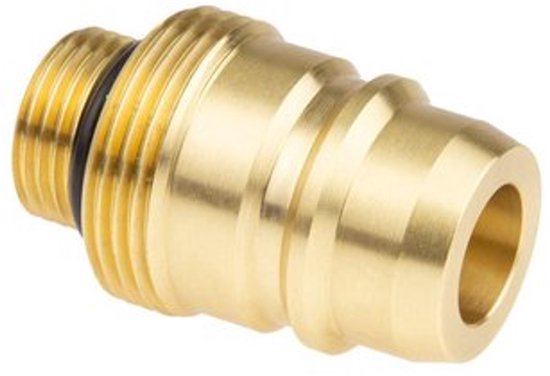 LPG vulnippelset Europa 4-delig met opbergtas, Bajonet, DISH, ACME en Euro nozzle van Merkloos — afbeelding 2