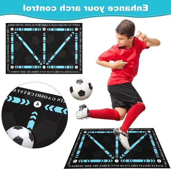 Voetbal Trainingsmat Antislip Dribbelcontrole Sport & Training van Merkloos — afbeelding 3